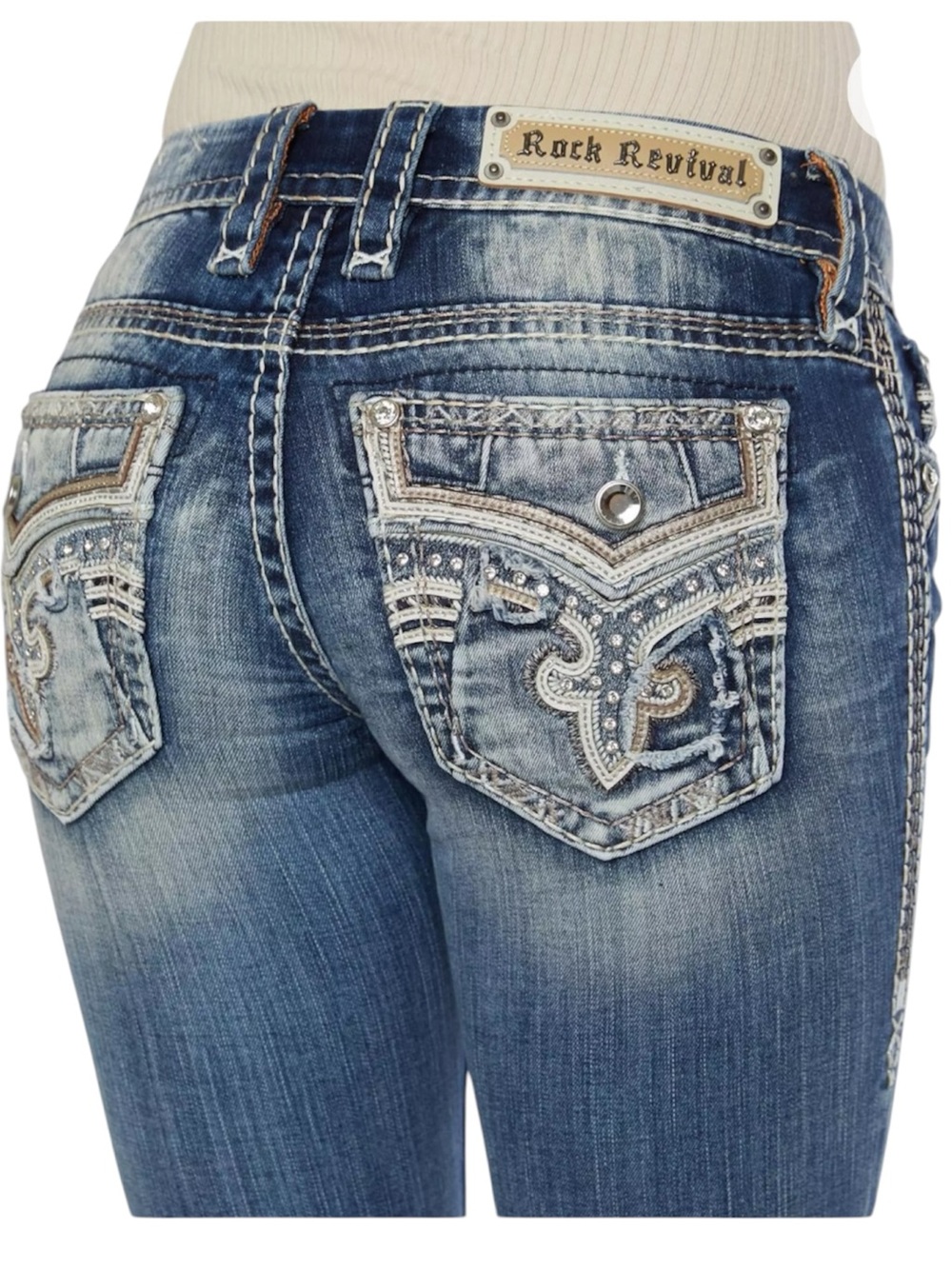 Rock Revival PEACHY boot cut jeans Size 26